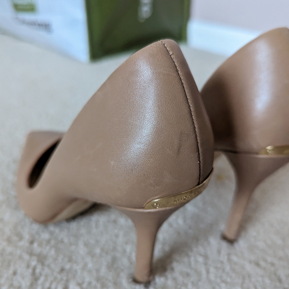 MICHAEL Michael Kors Nude Tan Pointed-Toe Stiletto Heels - Picture 7 of 8
